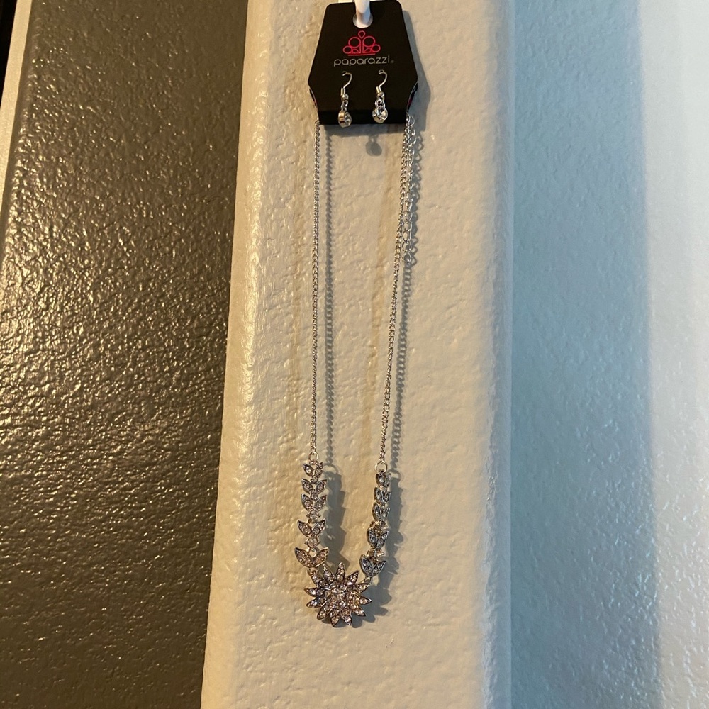 Necklace and earrings
